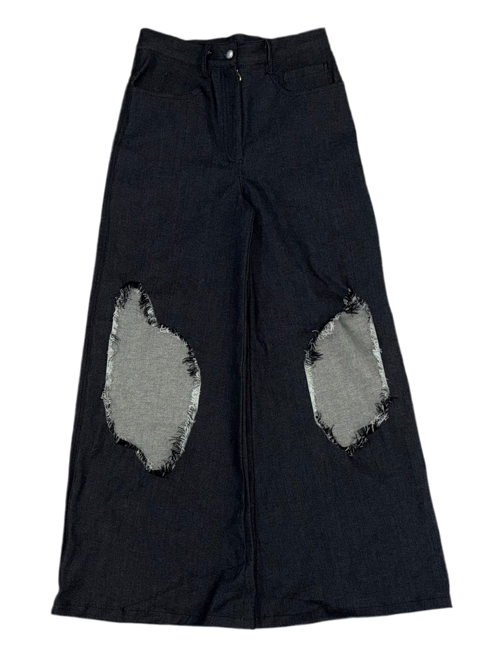 Oversized Black Denim Pant