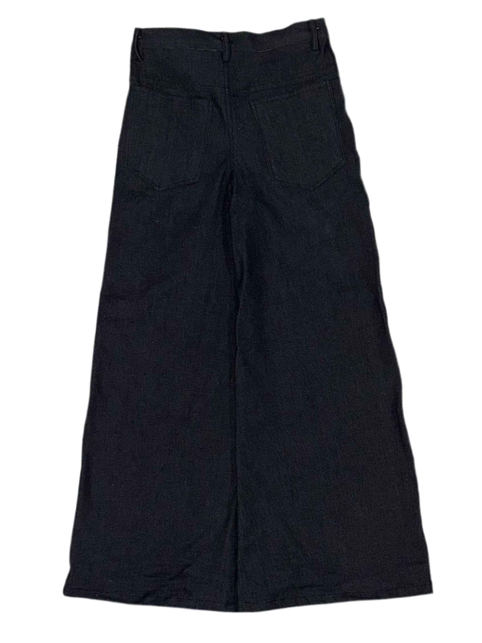 Oversized Black Denim Pant